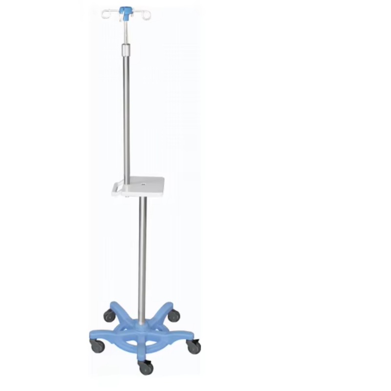 Iv Infusion Pole - ขาตั้งน้ำเกลือแบบปรับความสูงได้สำหรับโรงพยาบาล