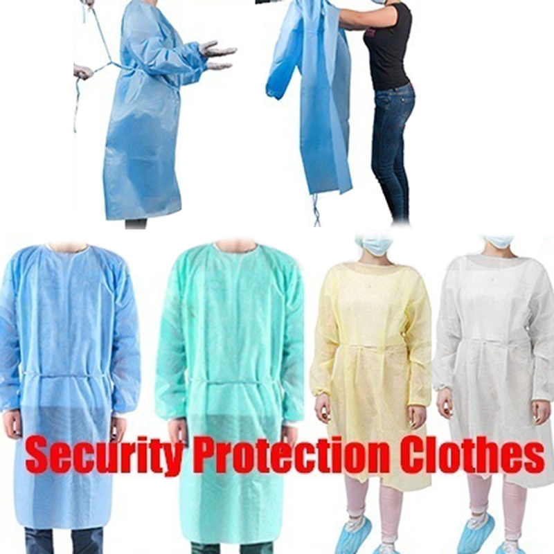 Medical Lab Gown - 1Pcs ทิ้งห้องปฏิบัติการทางการแพทย์แยกฝาครอบชุดผ่าตัดเสื้อผ้าชุด