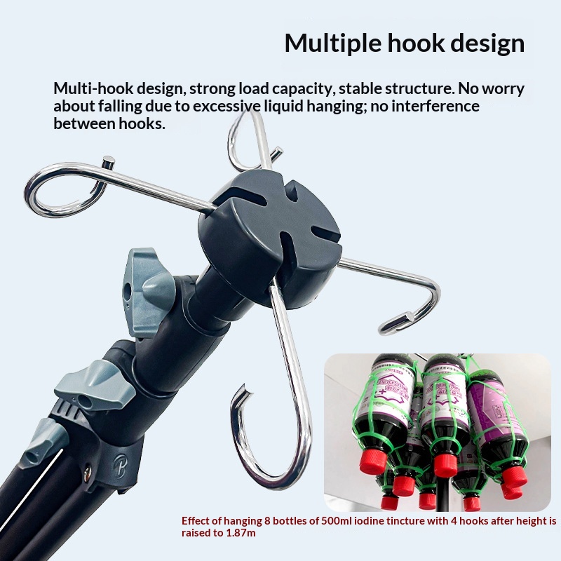 ขาตั้งน้ำเกลือแบบพกพา ปรับระดั - Iv Infusion Pole บทวิจารณ์และราคา