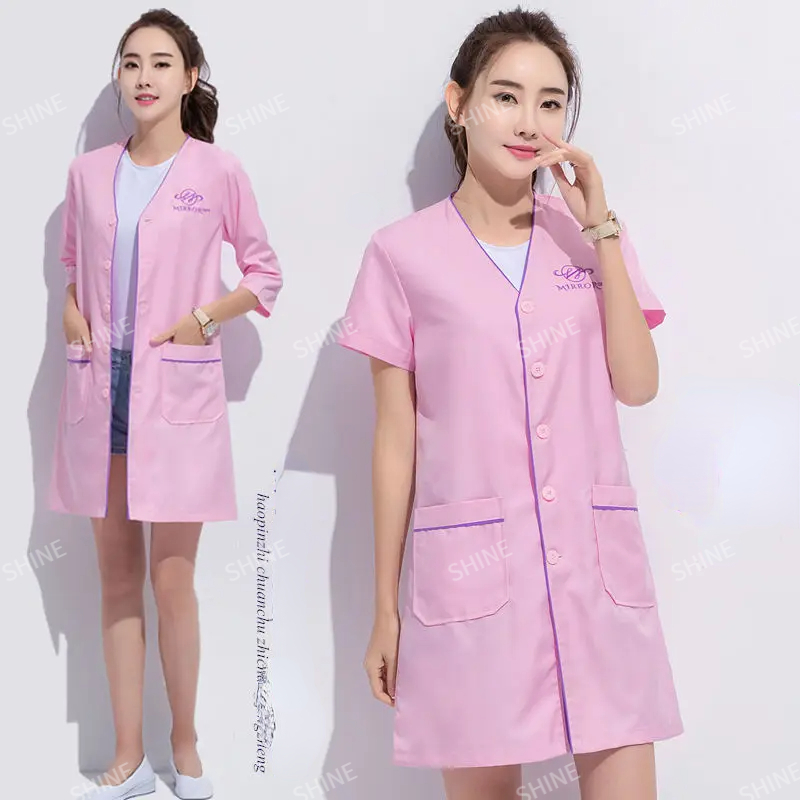 ชุดยูนิฟอร์มเสริมความงามพร้อมโ - Medical Lab Logo บทวิจารณ์และราคา