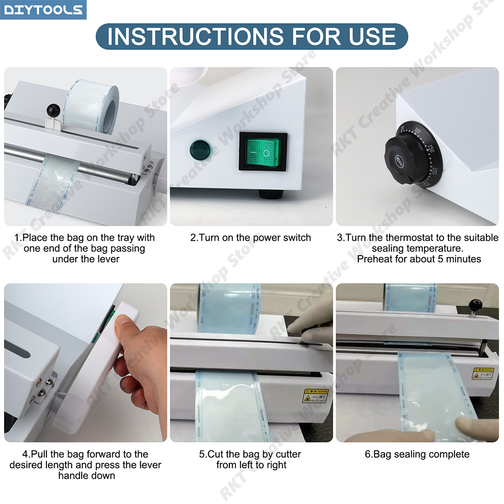 เครื่องซีลถุงฆ่าเชื้อแบบใช้ควา - Autoclave Sterilizer Dental บทวิจารณ์และราคา
