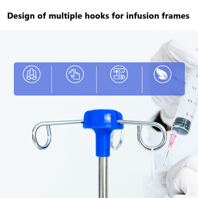 1ชิ้นตะขอสำหรับแช่คลินิคยืนยืน - Iv Infusion Pole บทวิจารณ์และราคา