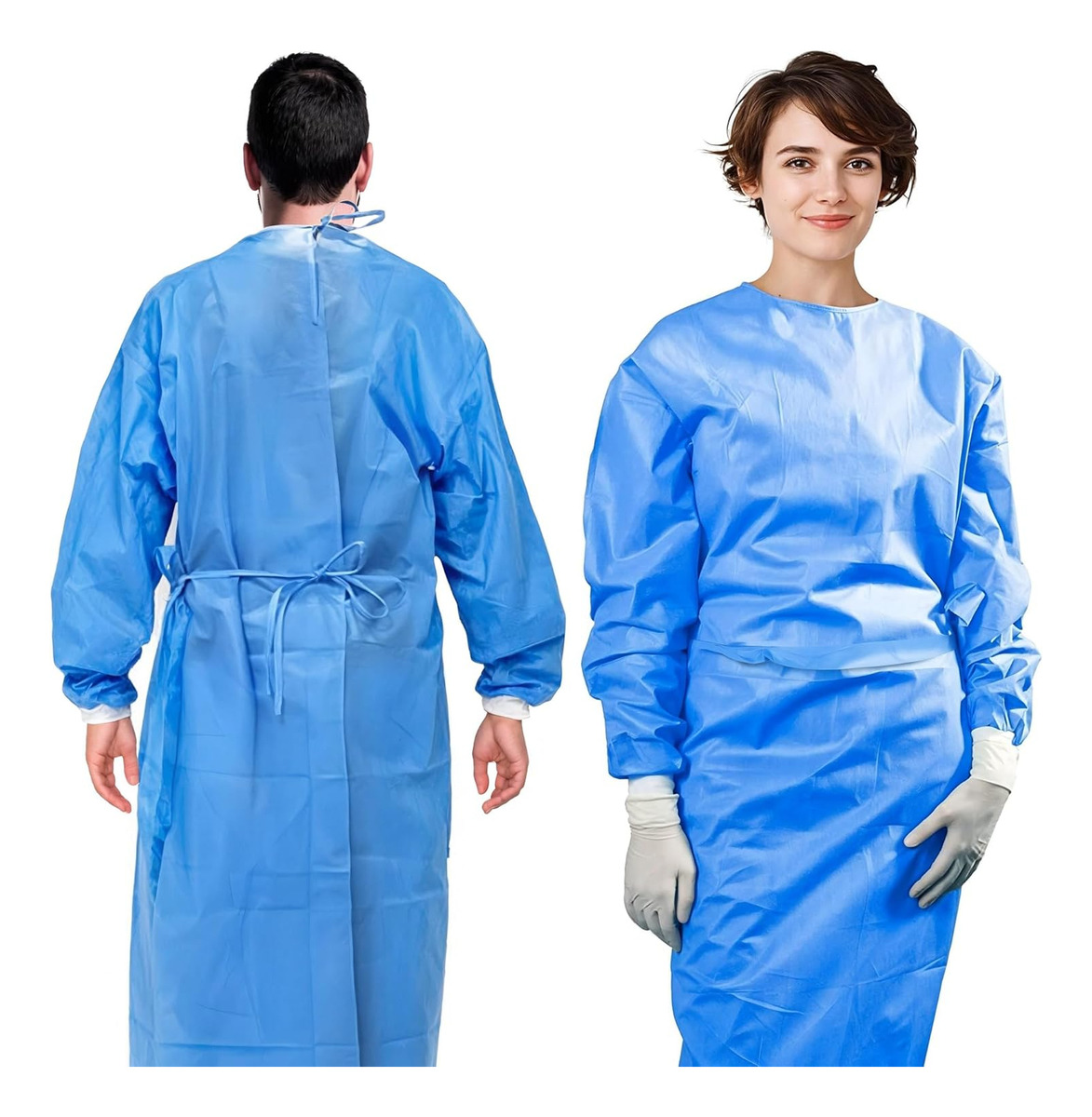 ชุดกาวน์ป้องกันแบบใช้แล้วทิ้งช - Medical Lab Gown บทวิจารณ์และราคา