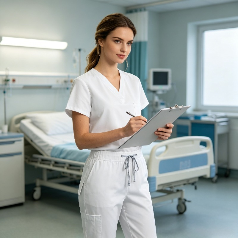 เสื้อผ้าสำหรับล้างมือแบบ unise - Medical Lab Gown บทวิจารณ์และราคา