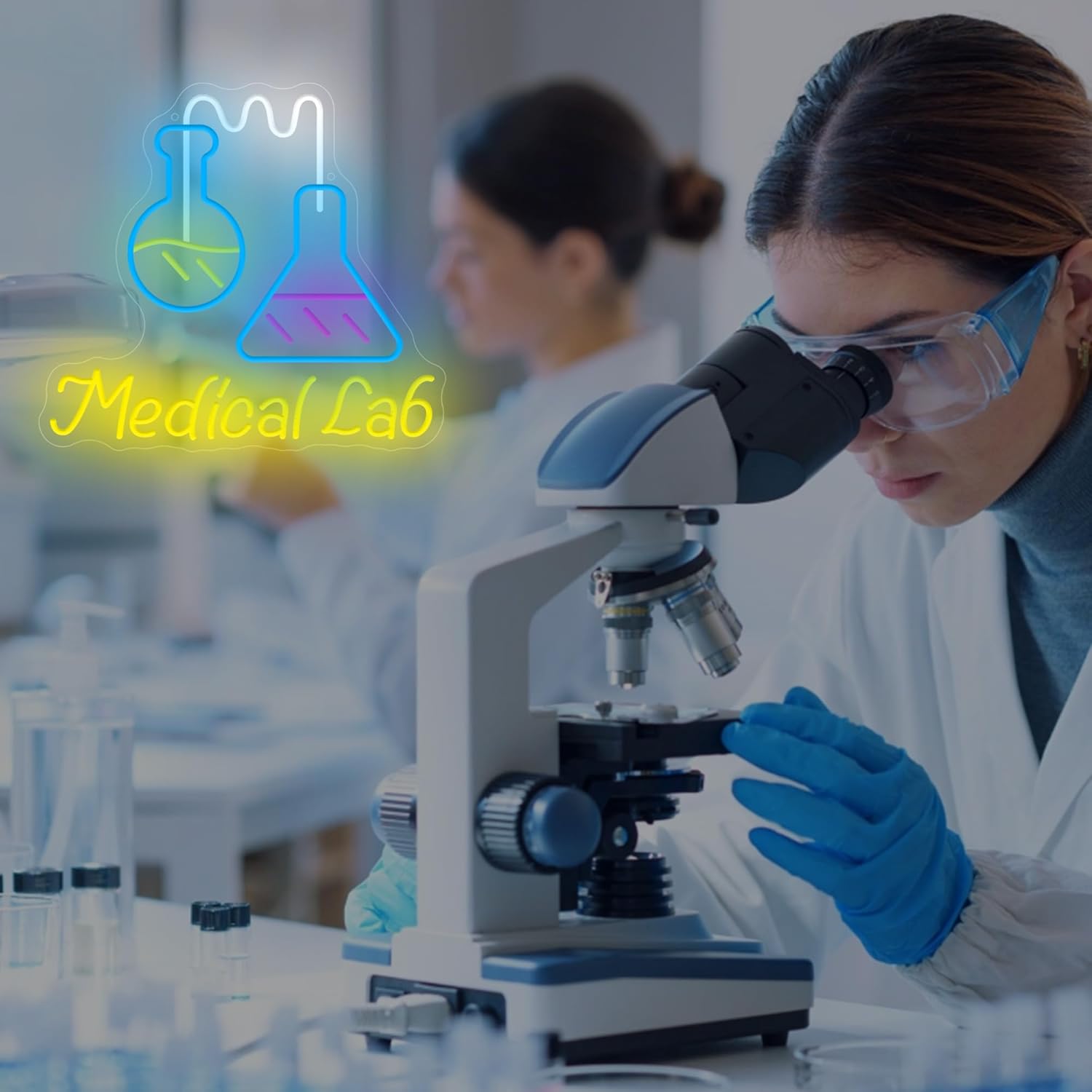 ป้ายไฟนีออนห้องปฏิบัติการวิทยา - Medical Lab Study บทวิจารณ์และราคา