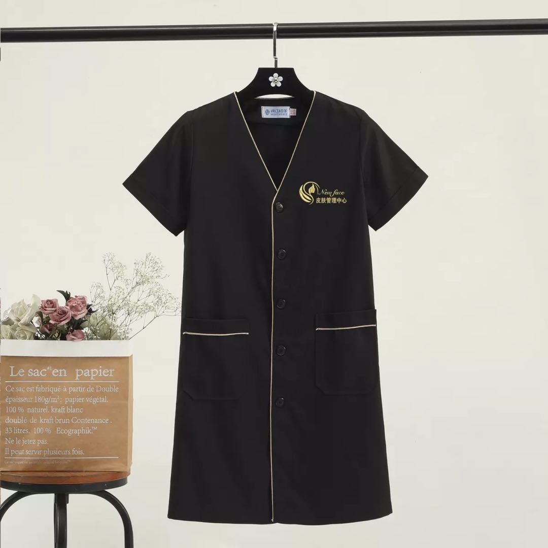 สีขาวขนาดบวกร้านทําผมเสื้อผ้าเ - Medical Lab Logo บทวิจารณ์และราคา