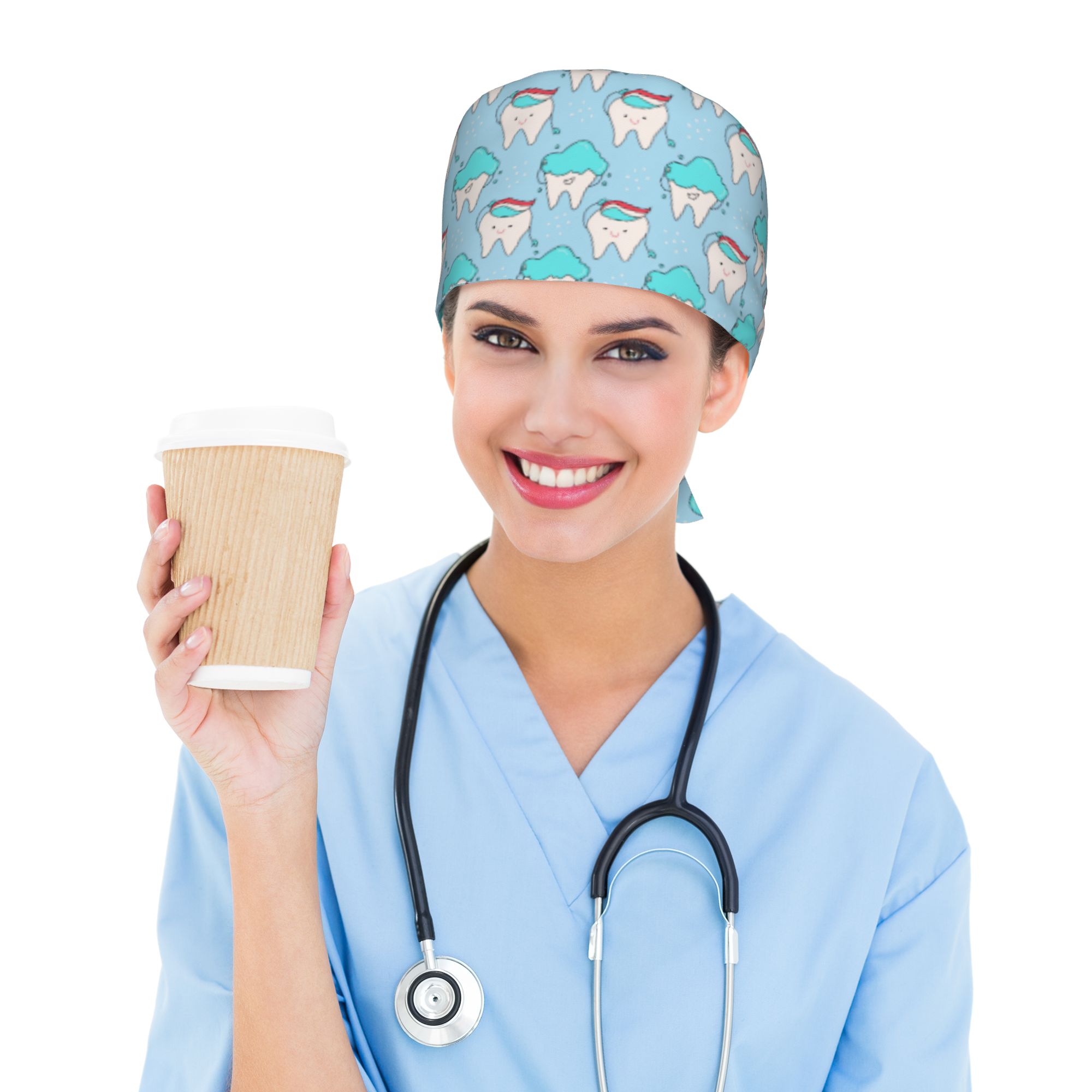 หมวกคลุมศีรษะลายทางการแพทย์สีน - Medical Lab Work บทวิจารณ์และราคา