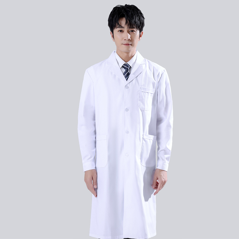 ชายสีขาว Medical Coat ผู้ชายนั - Medical Lab Gown บทวิจารณ์และราคา