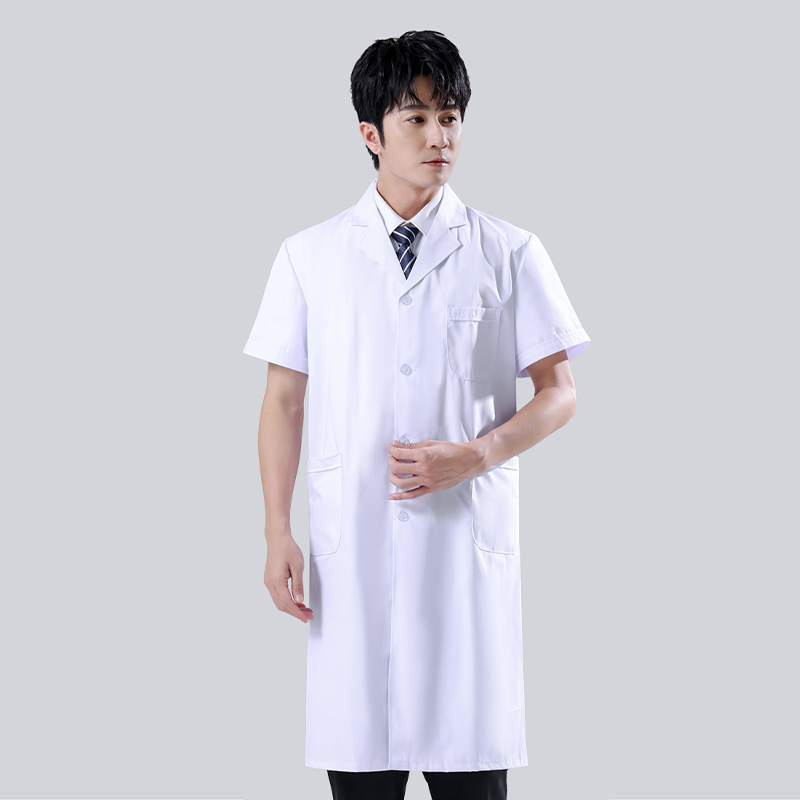 ชายสีขาว Medical Coat ผู้ชายนั - Medical Lab Gown บทวิจารณ์และราคา