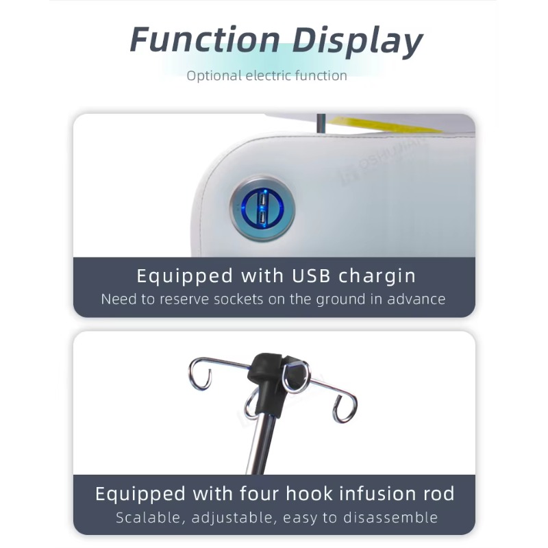 โซฟาปรับเอนสำหรับผู้ป่วยในโรงพ - Iv Infusion Pole บทวิจารณ์และราคา