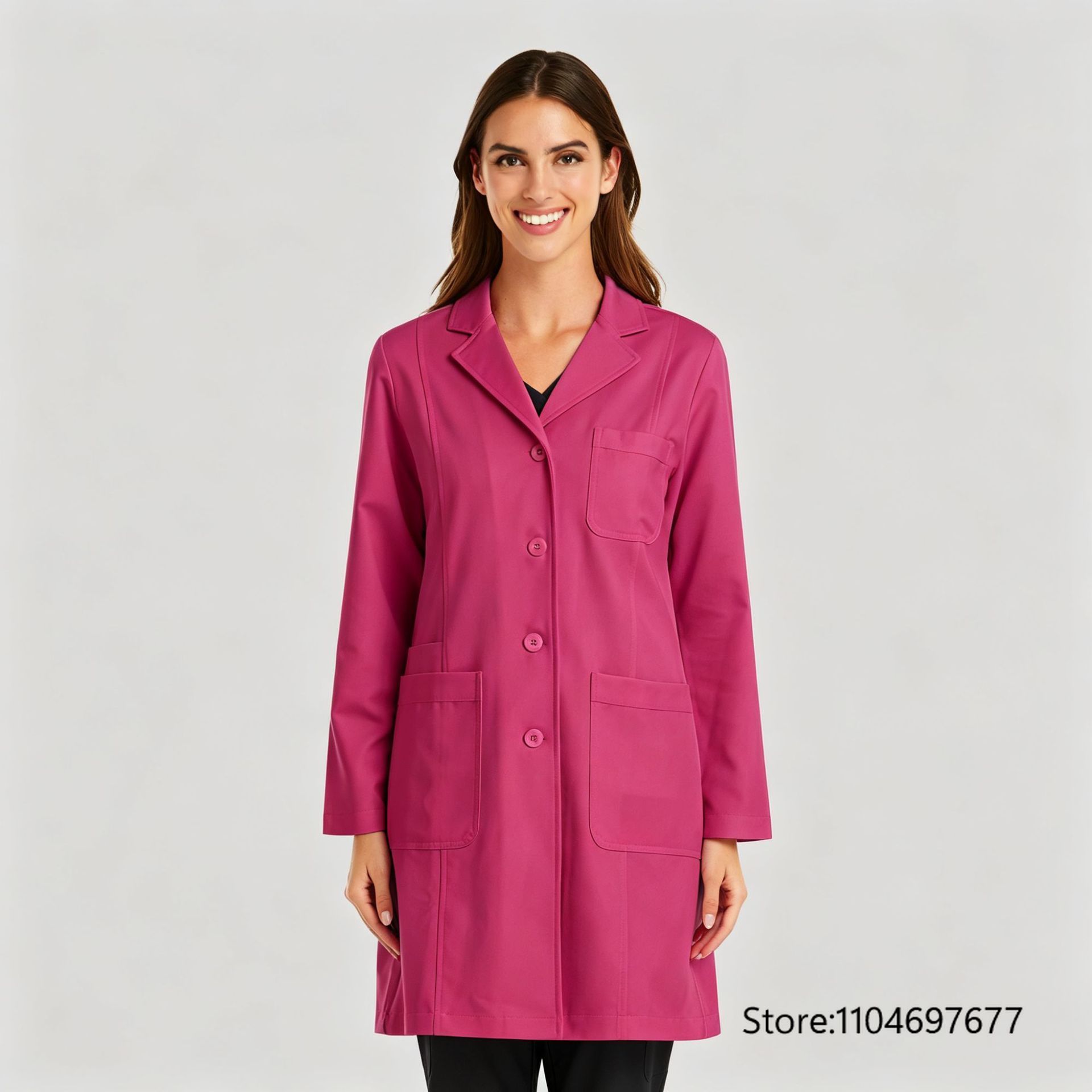 เสื้อคลุมยาวแขนยาวหลากสีสำหรับ - Medical Lab Gown บทวิจารณ์และราคา