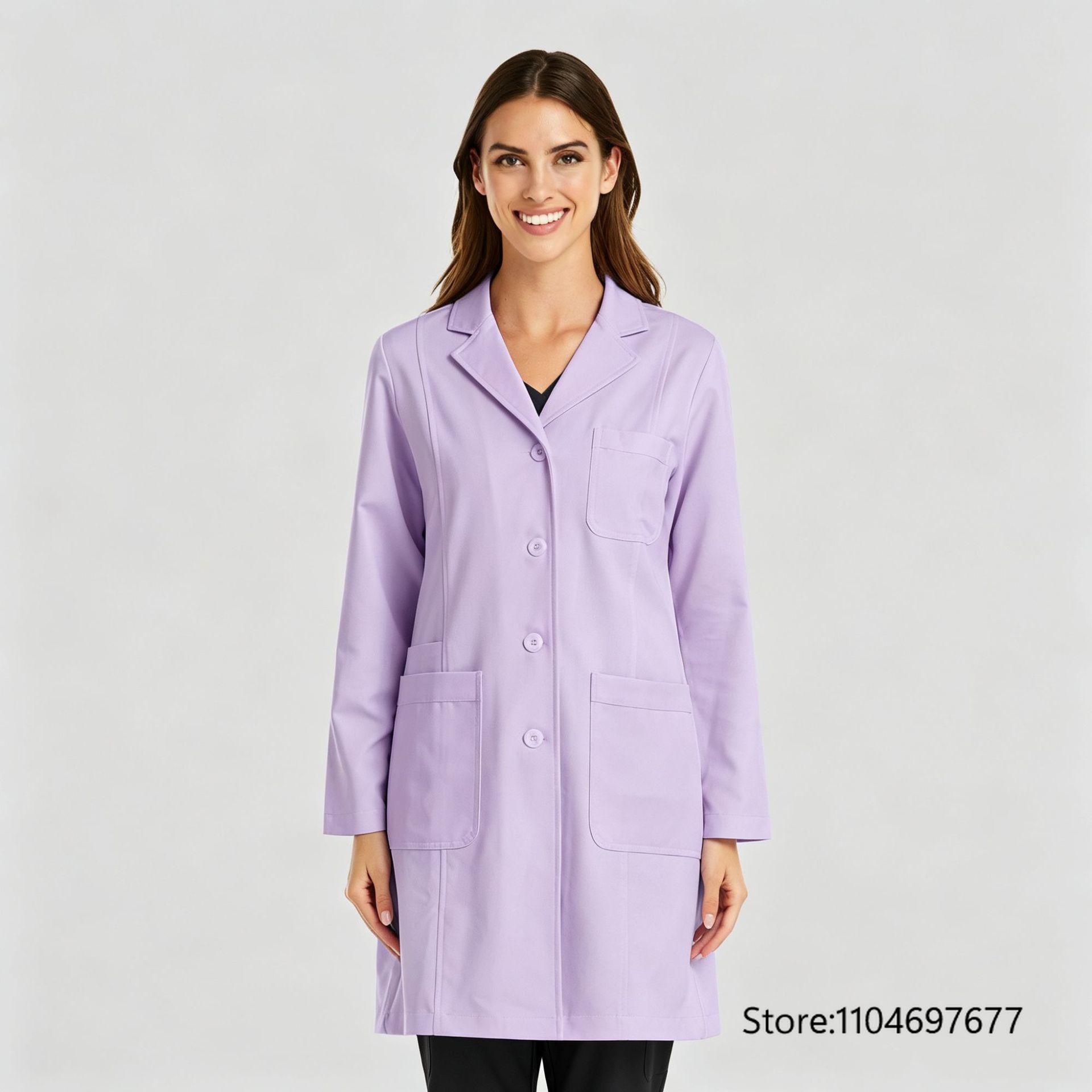 เสื้อคลุมยาวแขนยาวหลากสีสำหรับ - Medical Lab Gown บทวิจารณ์และราคา