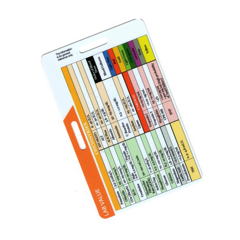 บัตรแสดงค่าตรวจในห้องปฏิบัติกา - Medical Lab Values บทวิจารณ์และราคา