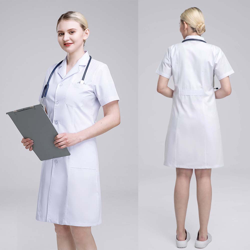 ชุดแพทย์มืออาชีพ ชุดยูนิฟอร์มท - Medical Lab Gown บทวิจารณ์และราคา