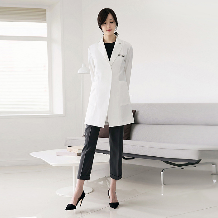 เสื้อกาวน์แพทย์ทรงเข้ารูป แขนย - Medical Lab Years บทวิจารณ์และราคา