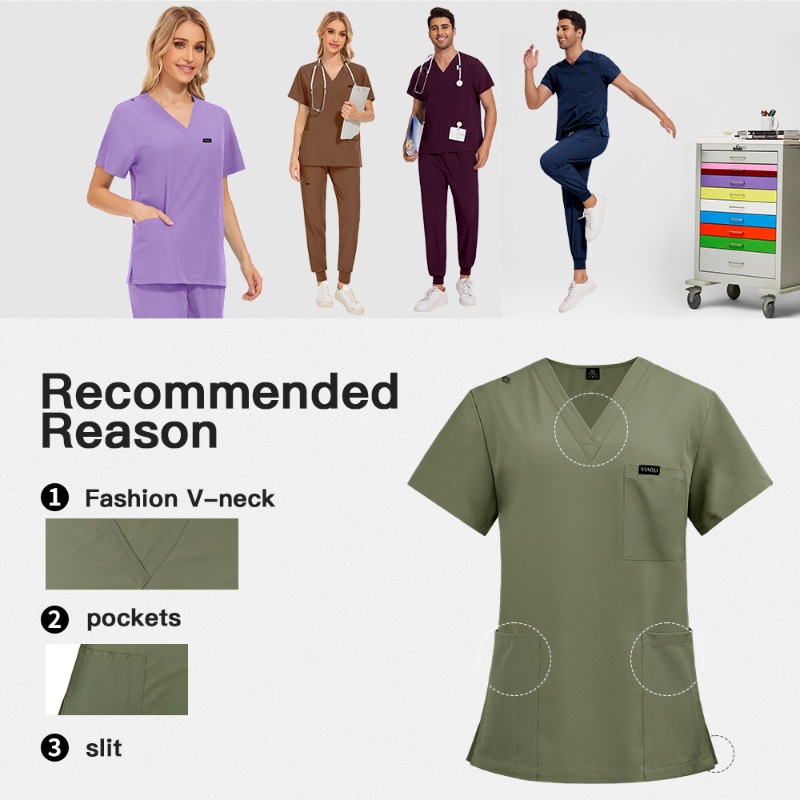 ชุดสครับผ่าตัดแขนสั้นแบบยูนิเซ - Medical Lab Gown บทวิจารณ์และราคา