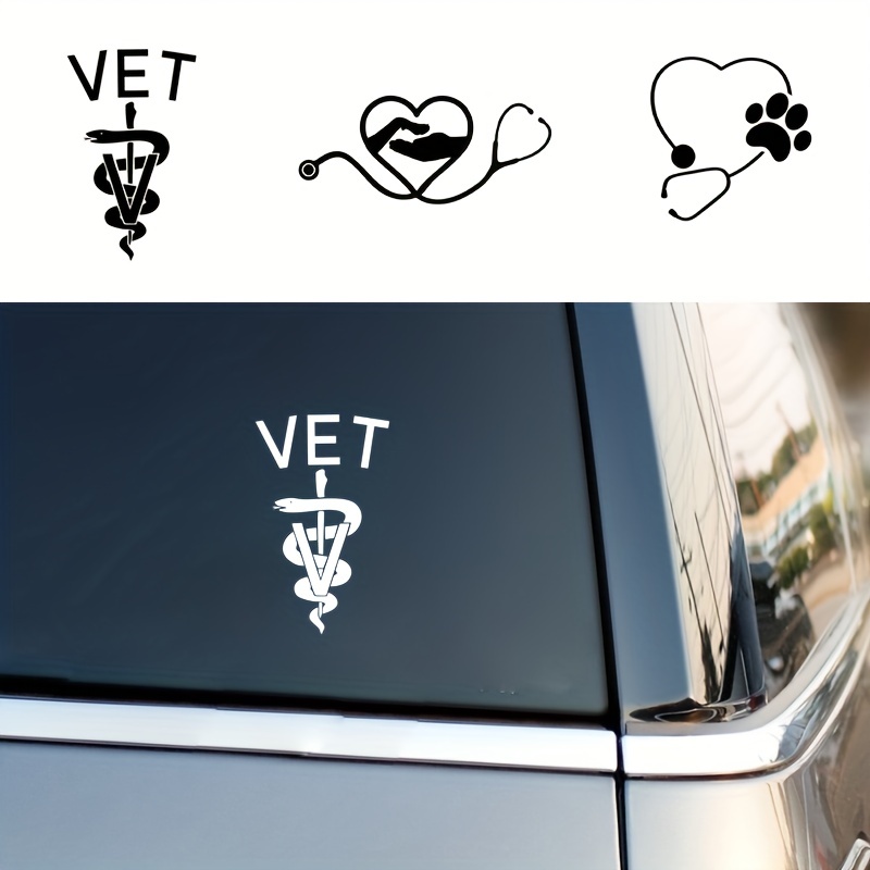 Veterinary Shop ไวนิลสติ๊กเกอร - Medical Lab Logo บทวิจารณ์และราคา