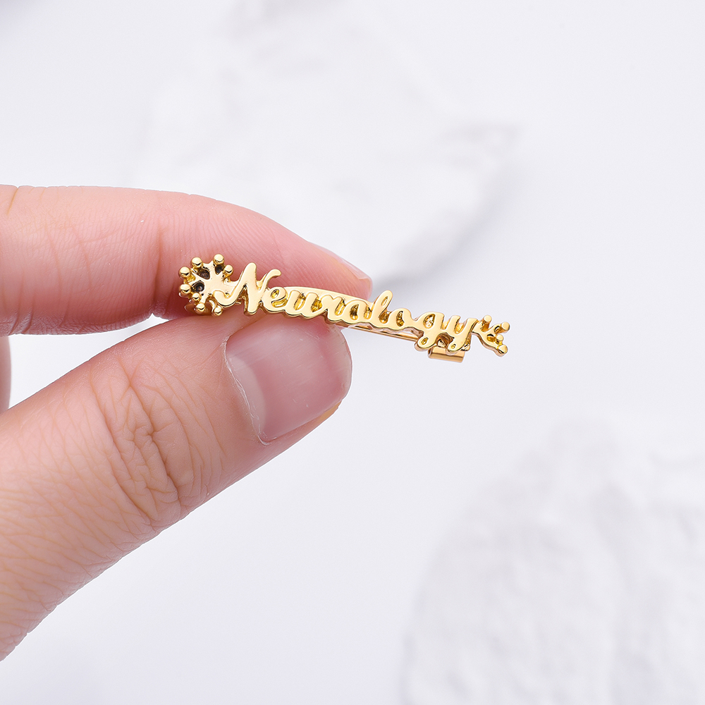 Hanreshe ชุดเข็มกลัดสร้อยคอทาง - Medical Lab Logo บทวิจารณ์และราคา