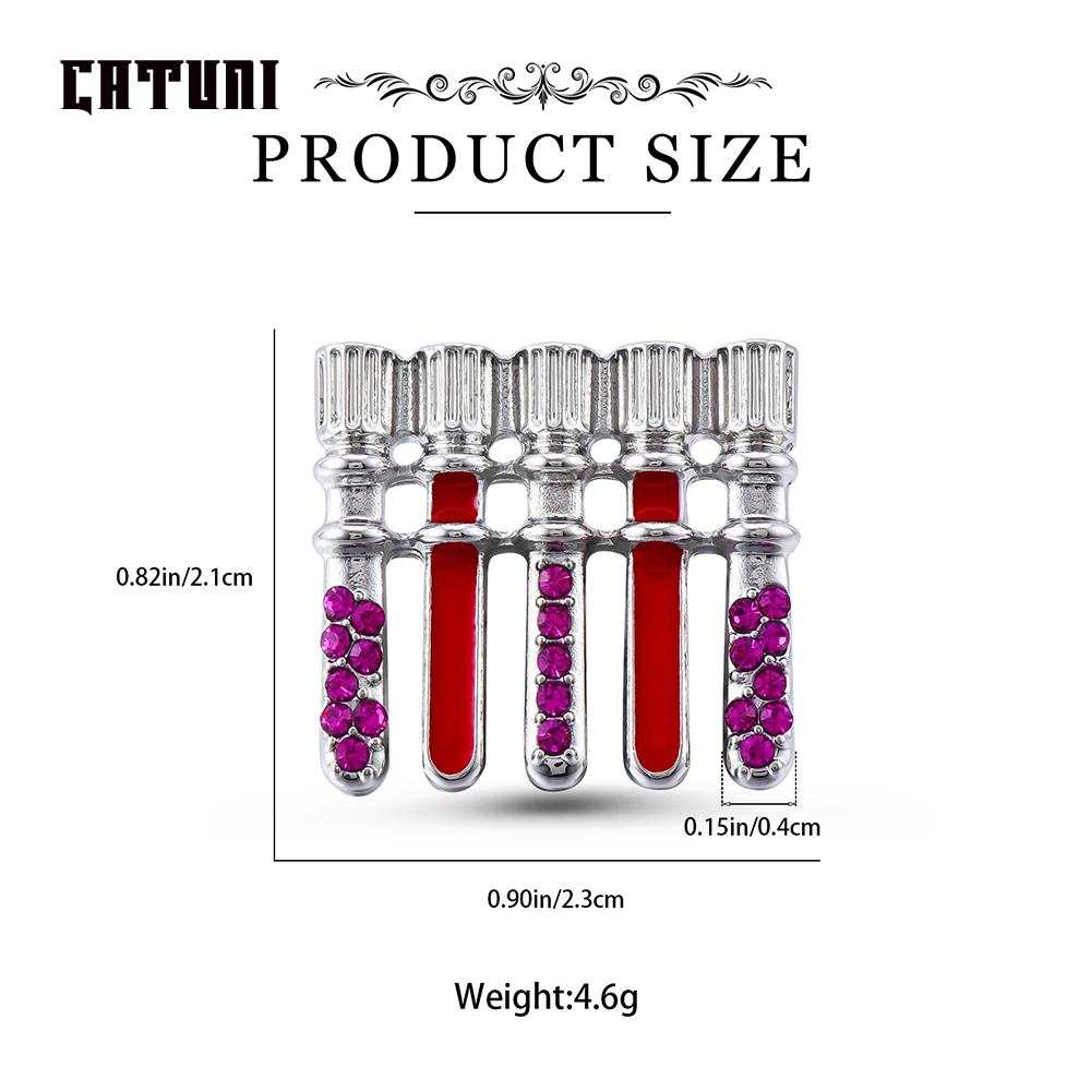 Catuni หมุดเข็มกลัดหลอดทดลองทา - Medical Lab Logo บทวิจารณ์และราคา