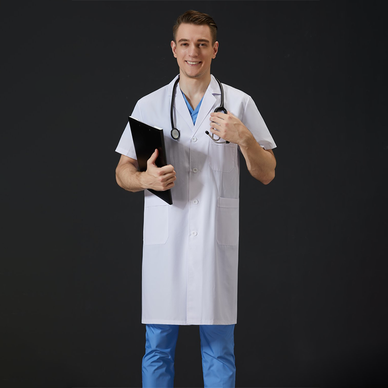 เสื้อห้องปฏิบัติการ Unisex ส่ว - Medical Lab Logo บทวิจารณ์และราคา