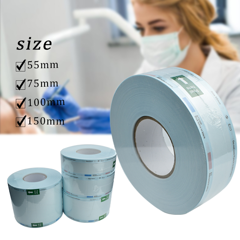 200M/ม้วนถุงฆ่าเชื้อแบบใช้แล้ว - Autoclave Sterilizer Dental บทวิจารณ์และราคา