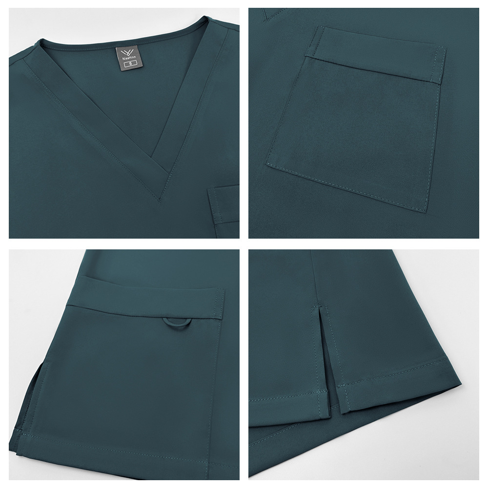 ชุดยูนิฟอร์มแพทย์ผ่าตัดแขนสั้น - Medical Lab Gown บทวิจารณ์และราคา