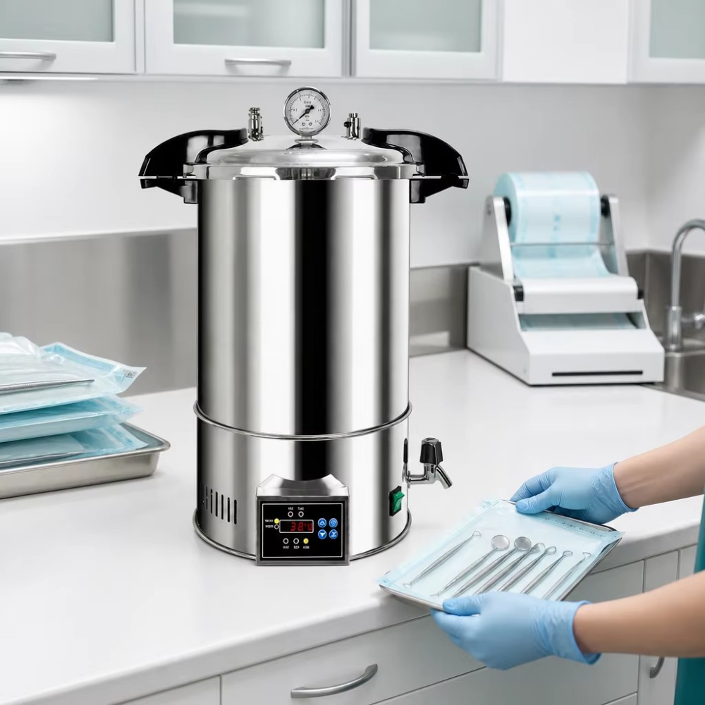 เครื่องนึ่งฆ่าเชื้อด้วยไอน้ำแบ - Medical Laboratory บทวิจารณ์และราคา