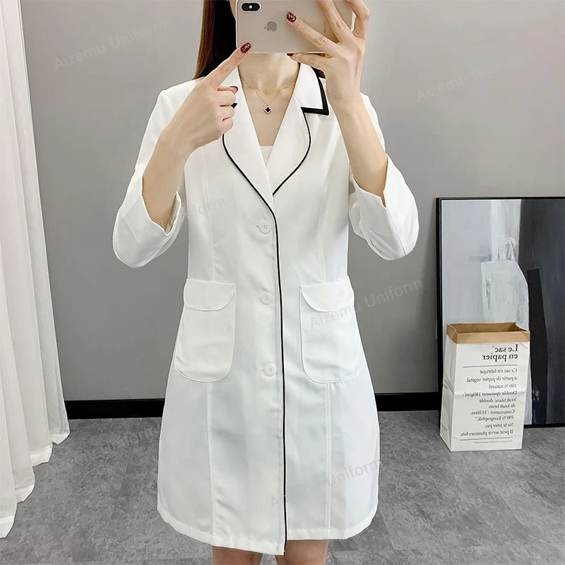 ชุดยูนิฟอร์มสปาสั้นสำหรับผู้หญ - Medical Lab Logo บทวิจารณ์และราคา