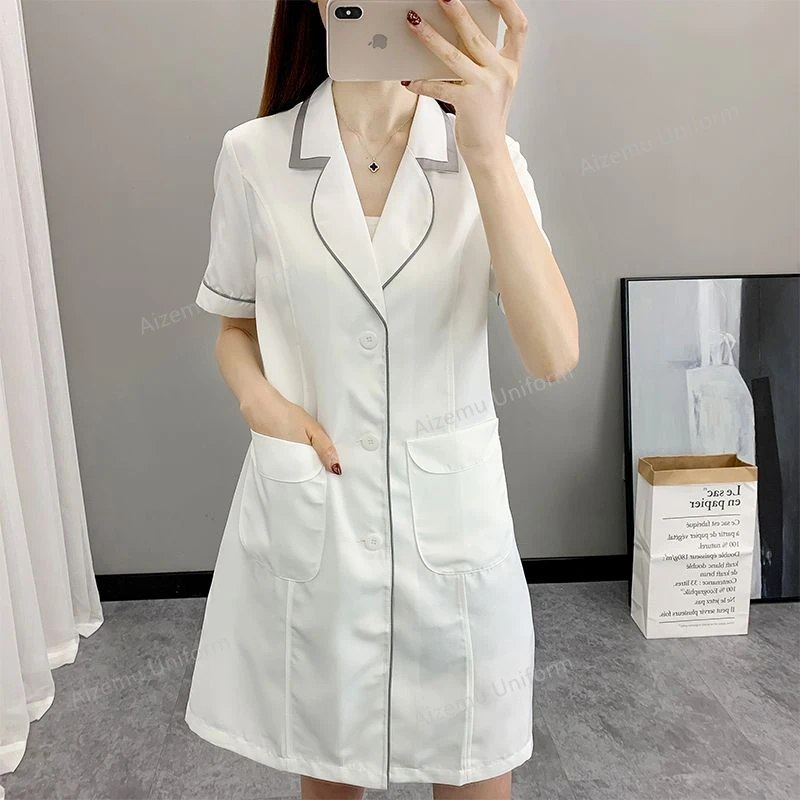 ชุดยูนิฟอร์มสปาสั้นสำหรับผู้หญ - Medical Lab Logo บทวิจารณ์และราคา